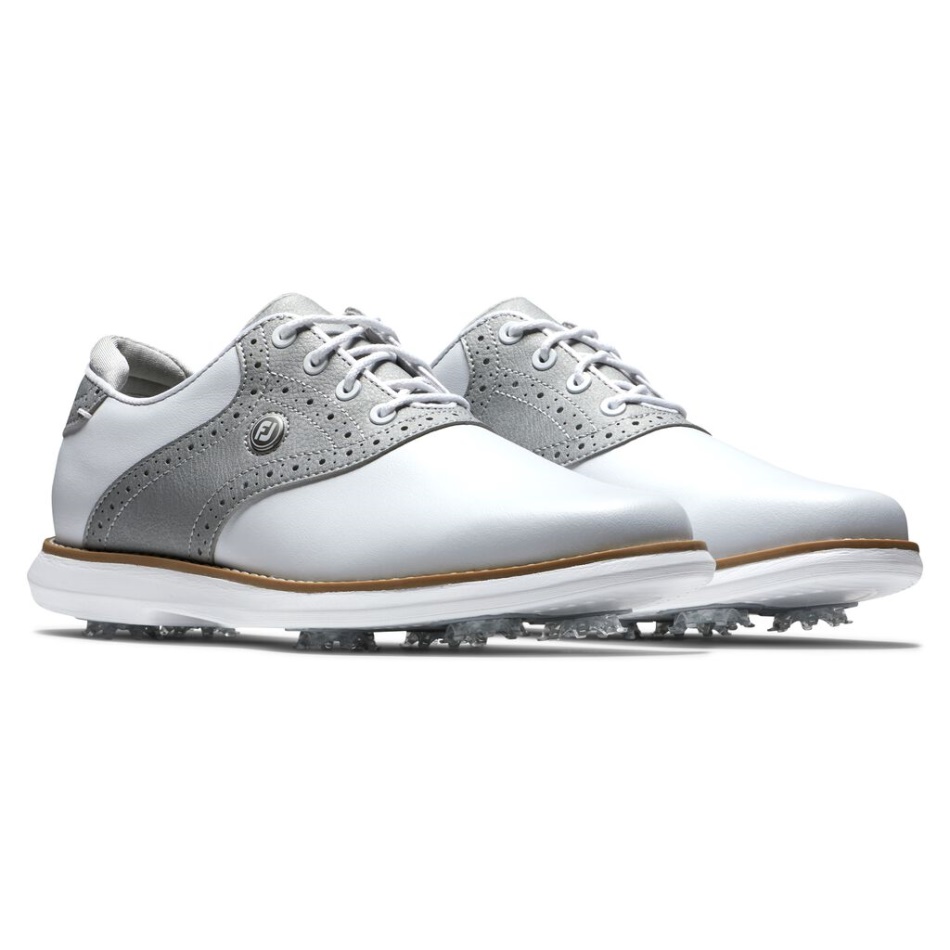 Footjoy Pt Branco-cinza Geada Tradições Mulheres