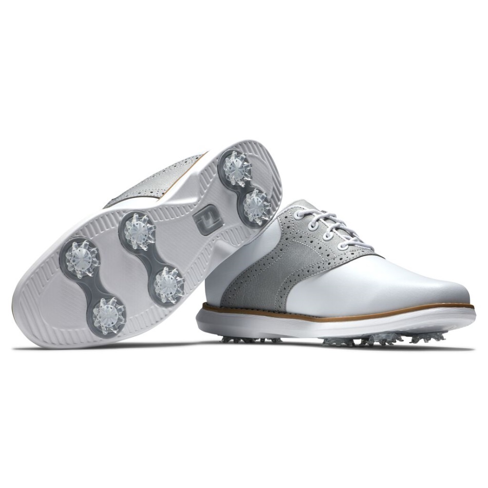 Footjoy Pt Branco-cinza Geada Tradições Mulheres