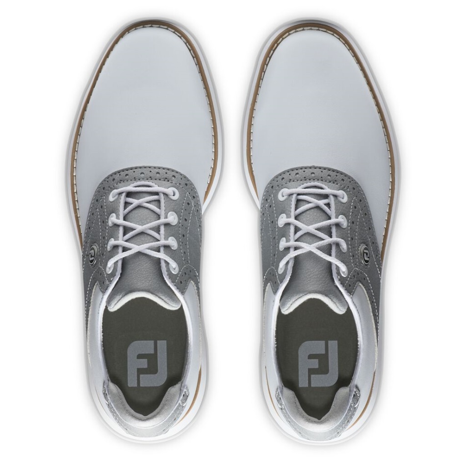 Footjoy Pt Branco-cinza Geada Tradições Mulheres
