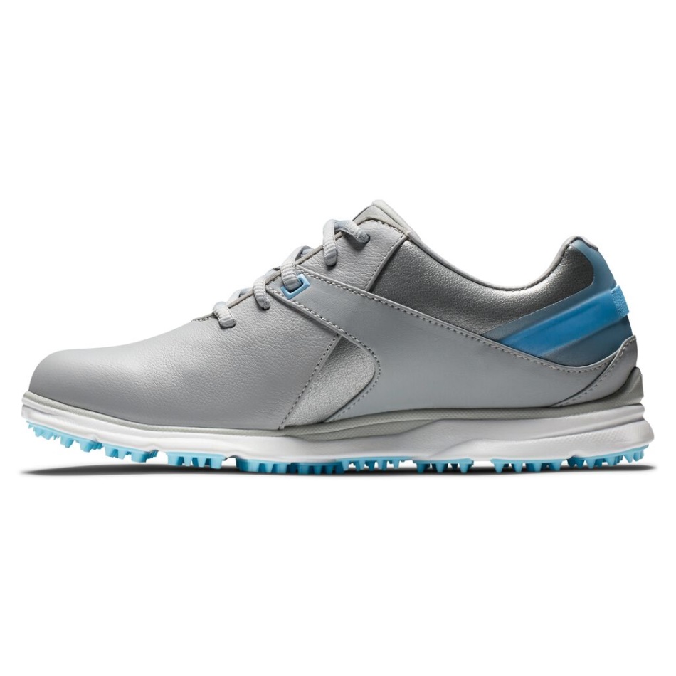 Footjoy Pt Cinza Claro Azul Pro Sl Feminino - Estilo Da Temporada Anterior