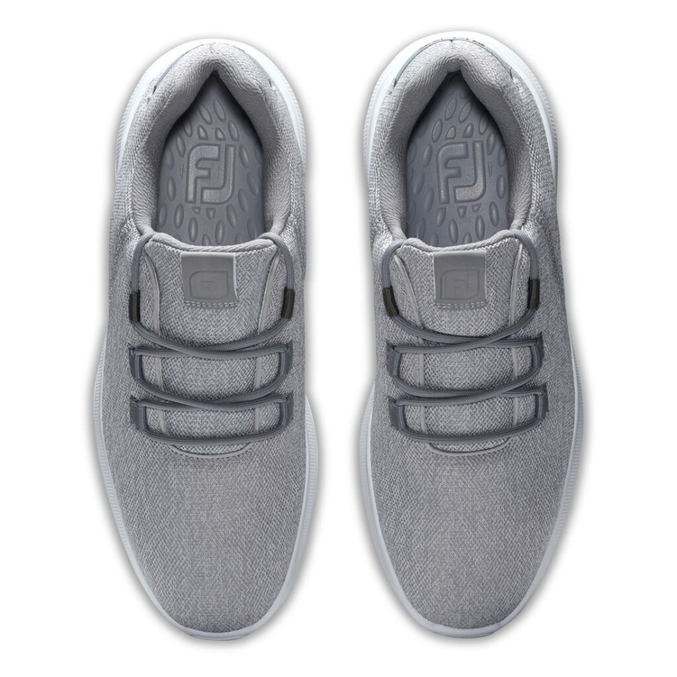 Footjoy Pt Cinza-branco Flex Litoral-estilo Da Temporada Anterior