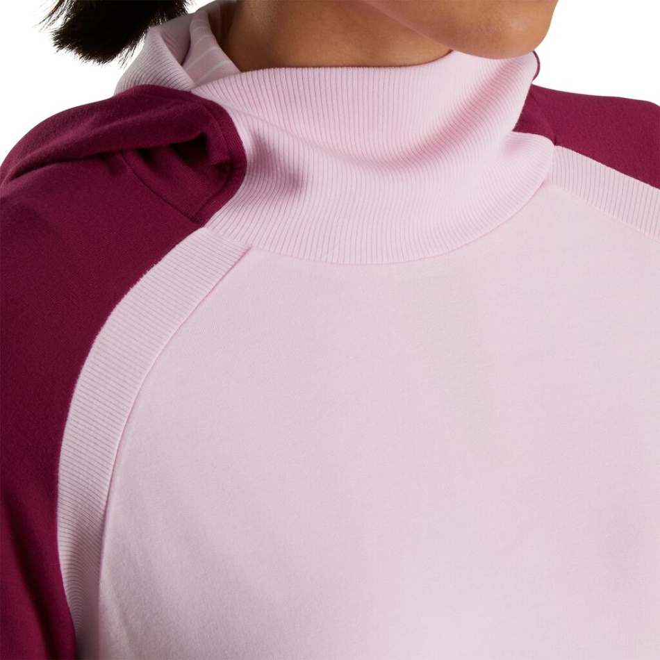 Footjoy Pt Figo-rosa Color Block Moletom Feminino