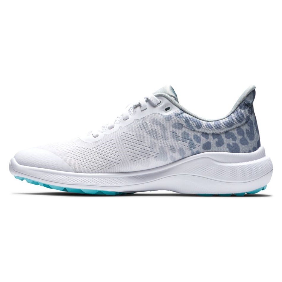 Footjoy Pt Flex Mulheres Branco-cinza