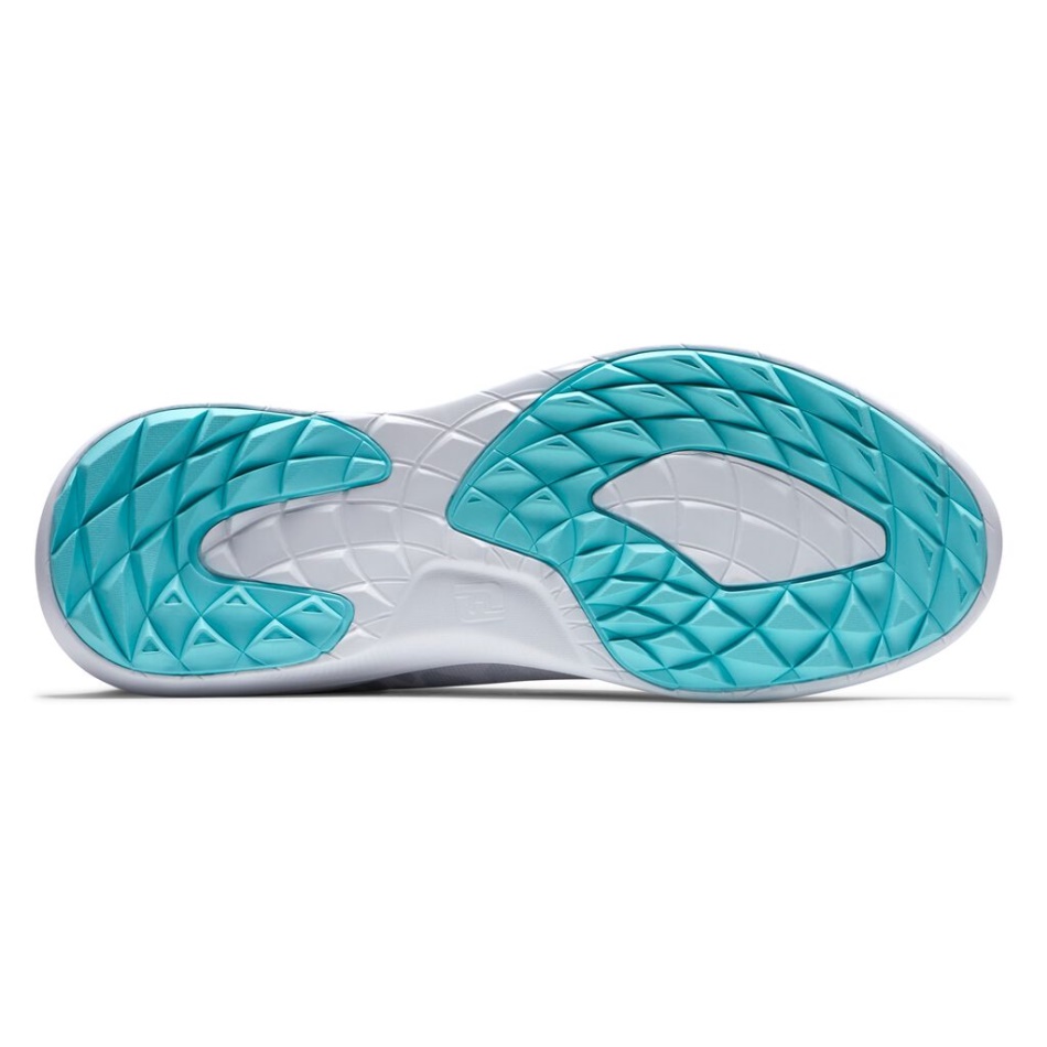 Footjoy Pt Flex Mulheres Branco-cinza