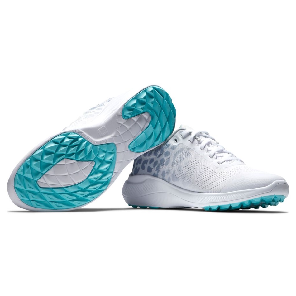 Footjoy Pt Flex Mulheres Branco-cinza