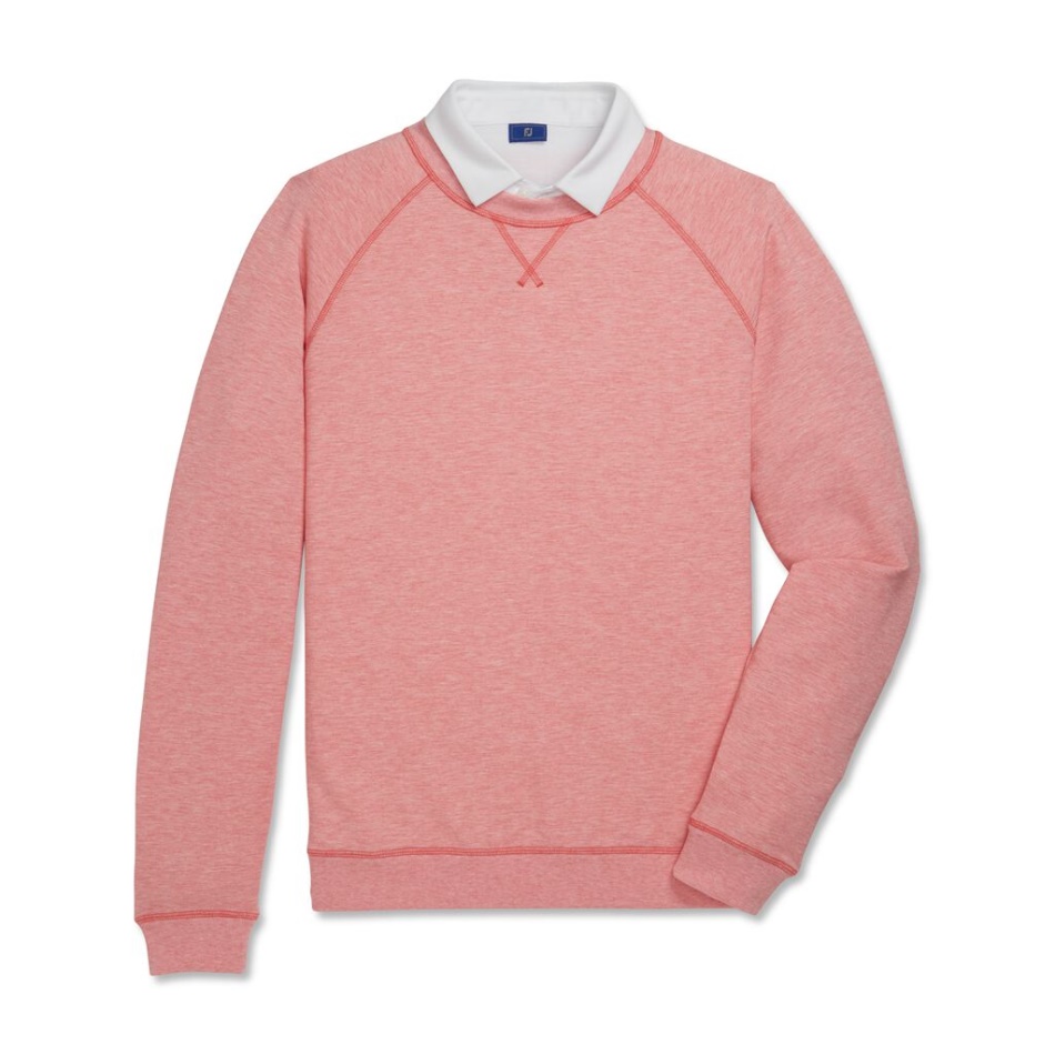 Footjoy Pt Francês Terry Gola Redonda Coral Urze