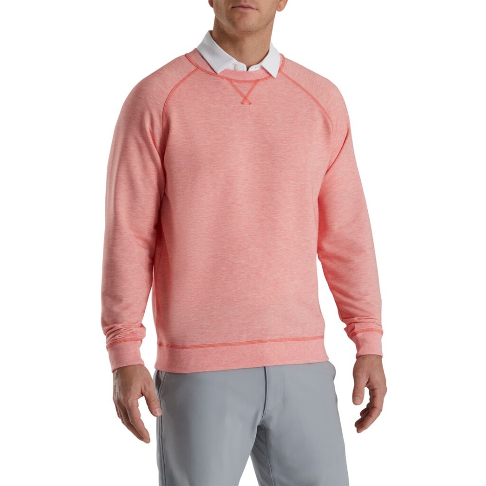 Footjoy Pt Francês Terry Gola Redonda Coral Urze