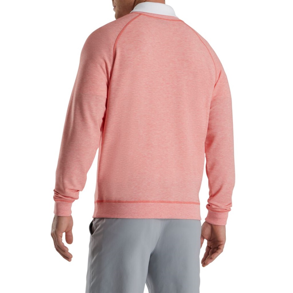 Footjoy Pt Francês Terry Gola Redonda Coral Urze