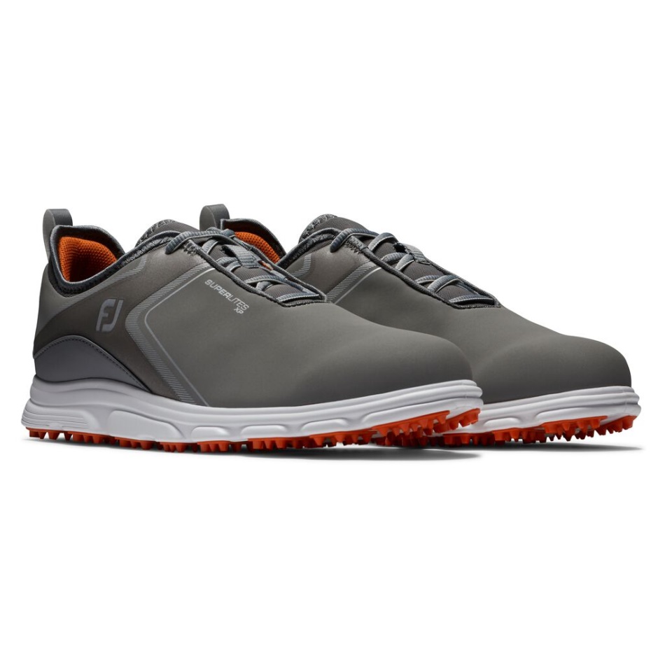 Footjoy Pt Grey-black Superlites Xp-estilo Da Temporada Anterior