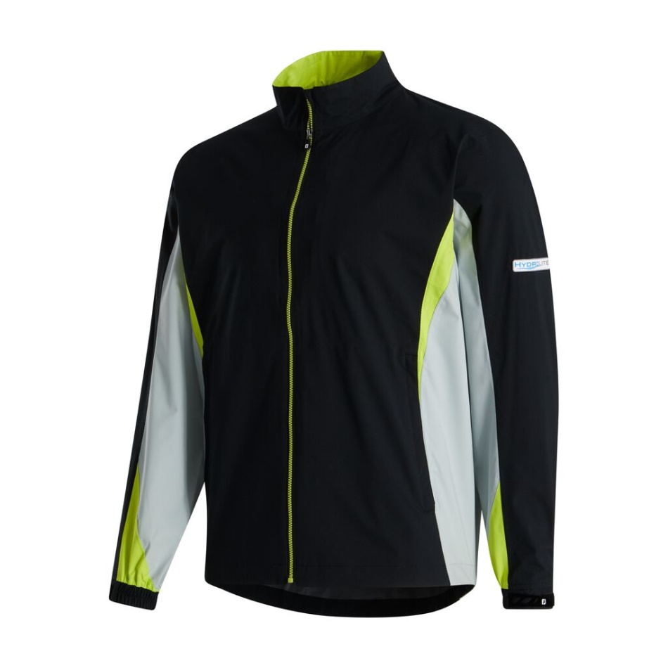 Footjoy Pt Hidrolite Capa De Chuva Preto-prata Limão