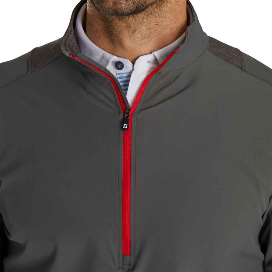 Footjoy Pt Hyperflex Pulôver Carvão-urze Carvão