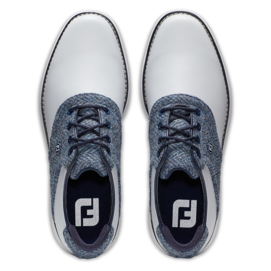 Footjoy Pt Lewis Tradições Mulheres Branco-azul
