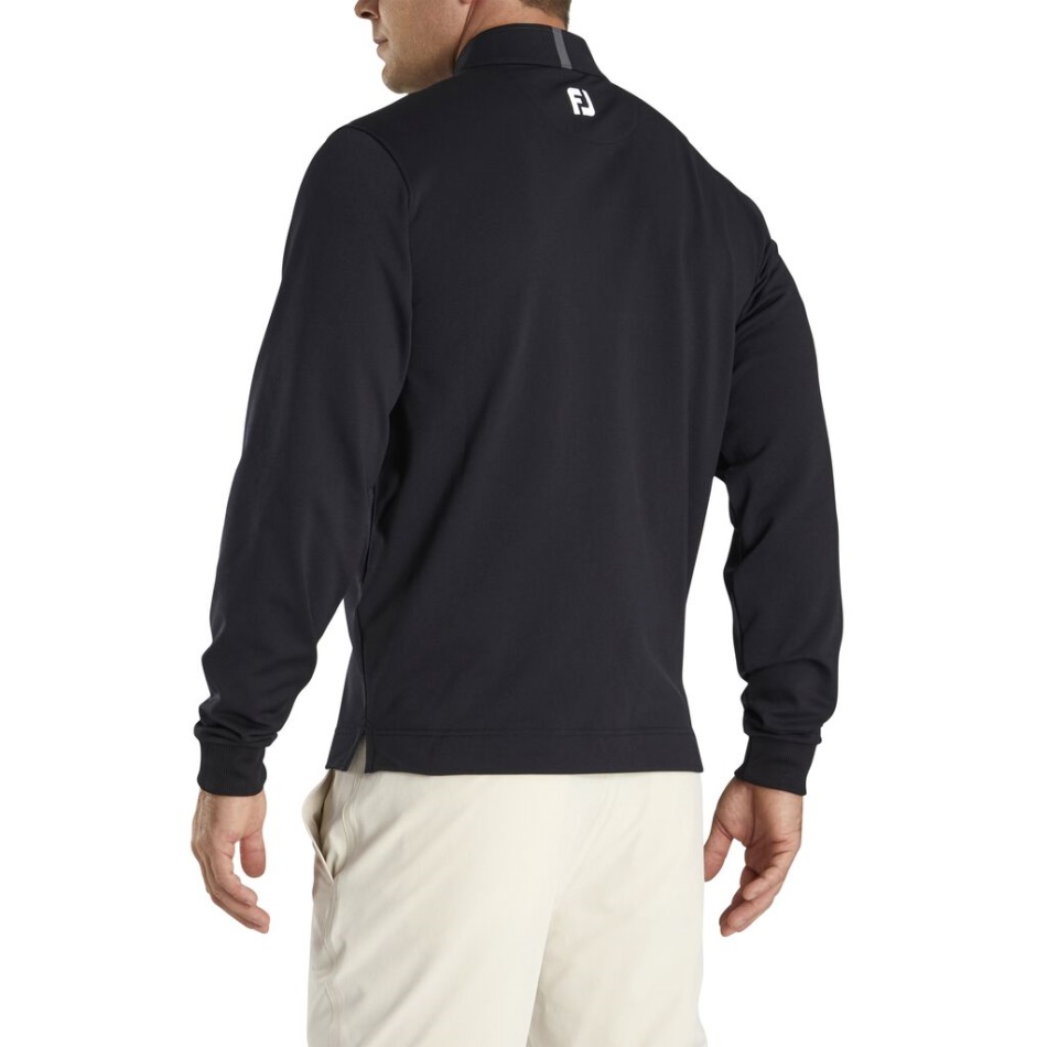 Footjoy Pt Pique Sport Camada Intermediária Preto