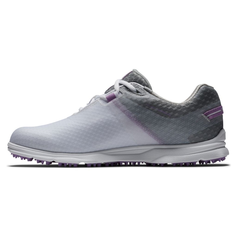 Footjoy Pt Pro Sl Sport Feminino Branco-cinza