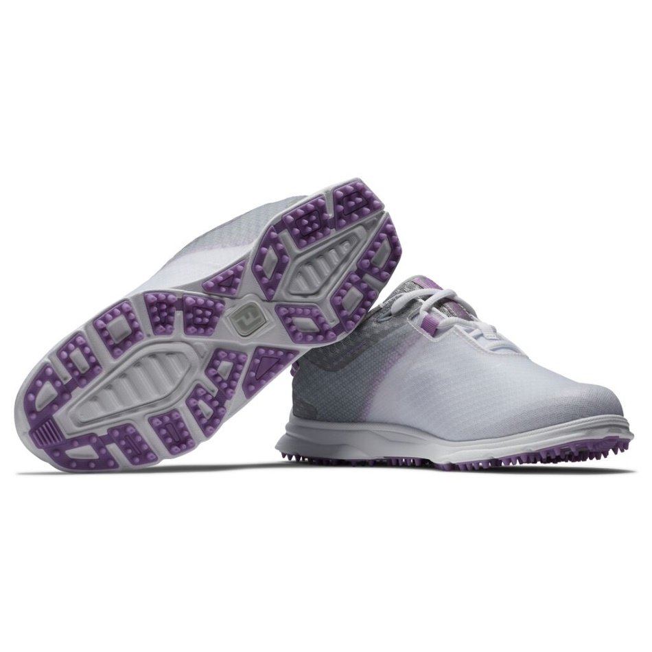 Footjoy Pt Pro Sl Sport Feminino Branco-cinza