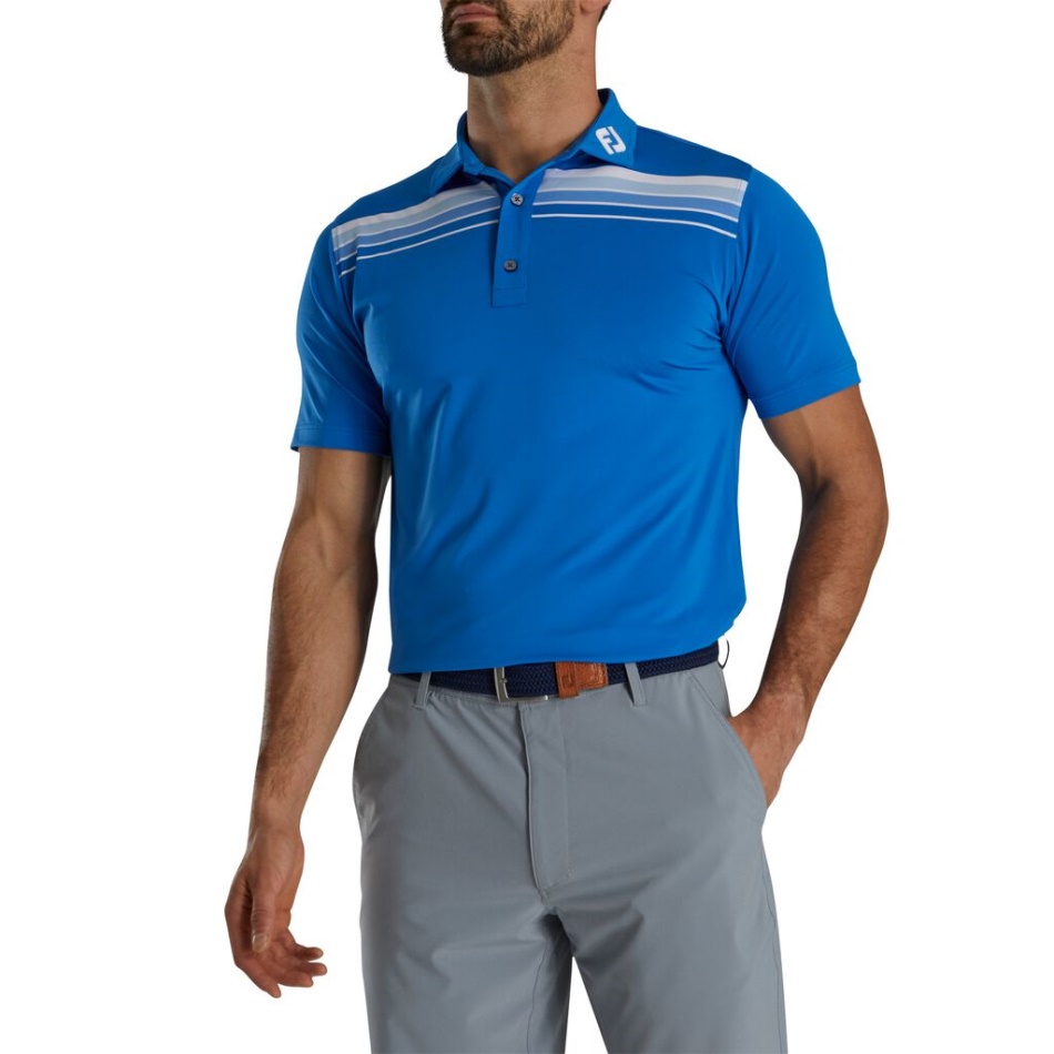 Footjoy Pt Royal Athletic Fit Shadow Faixa No Peitoral Lisle Auto Coleira - FJ Tour Coleira