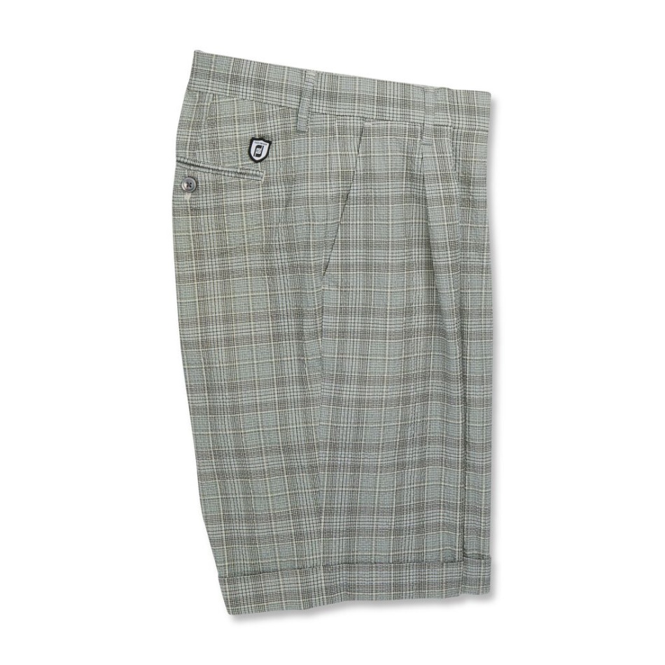 Footjoy Pt Seersucker Madison Shorts Xadrez Glen