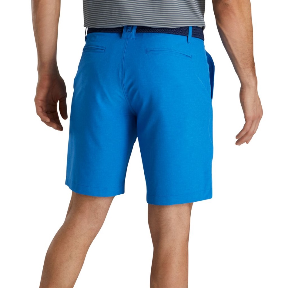 Footjoy Pt Shorts Tecido Elástico - Estilo Da Temporada Anterior Urze Francês Azul