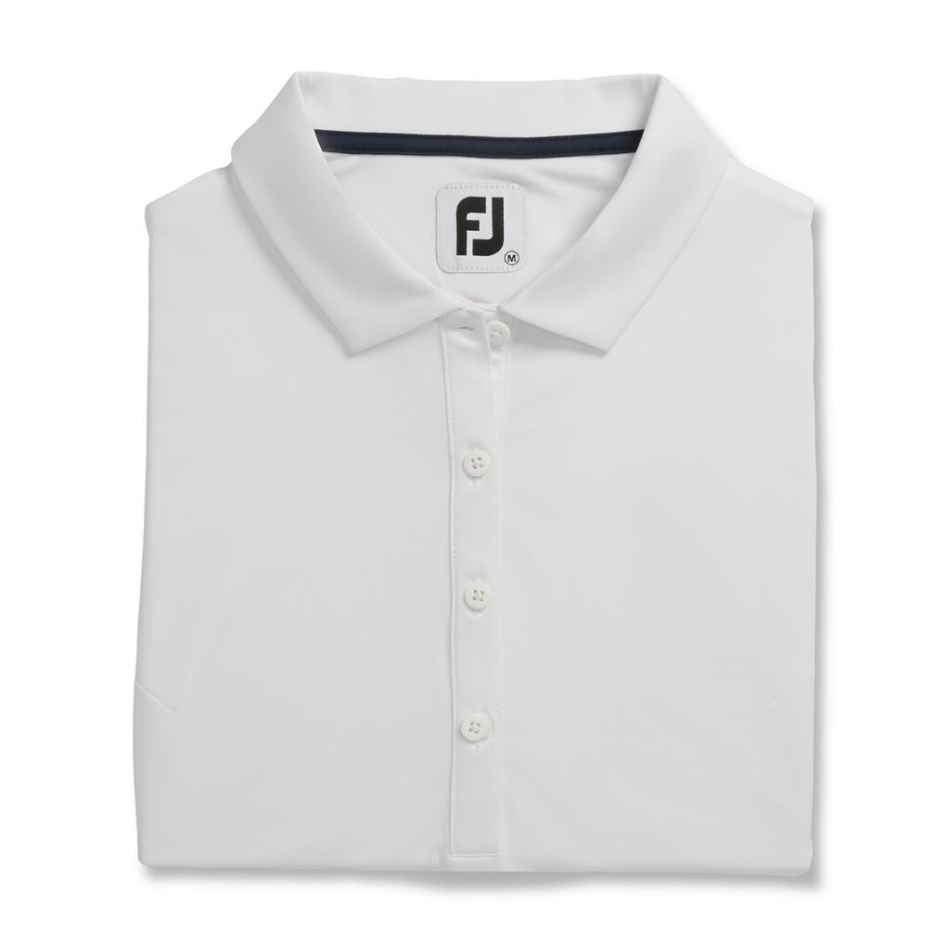 Footjoy Pt Solid Lisle Mulheres Sem Mangas Branco