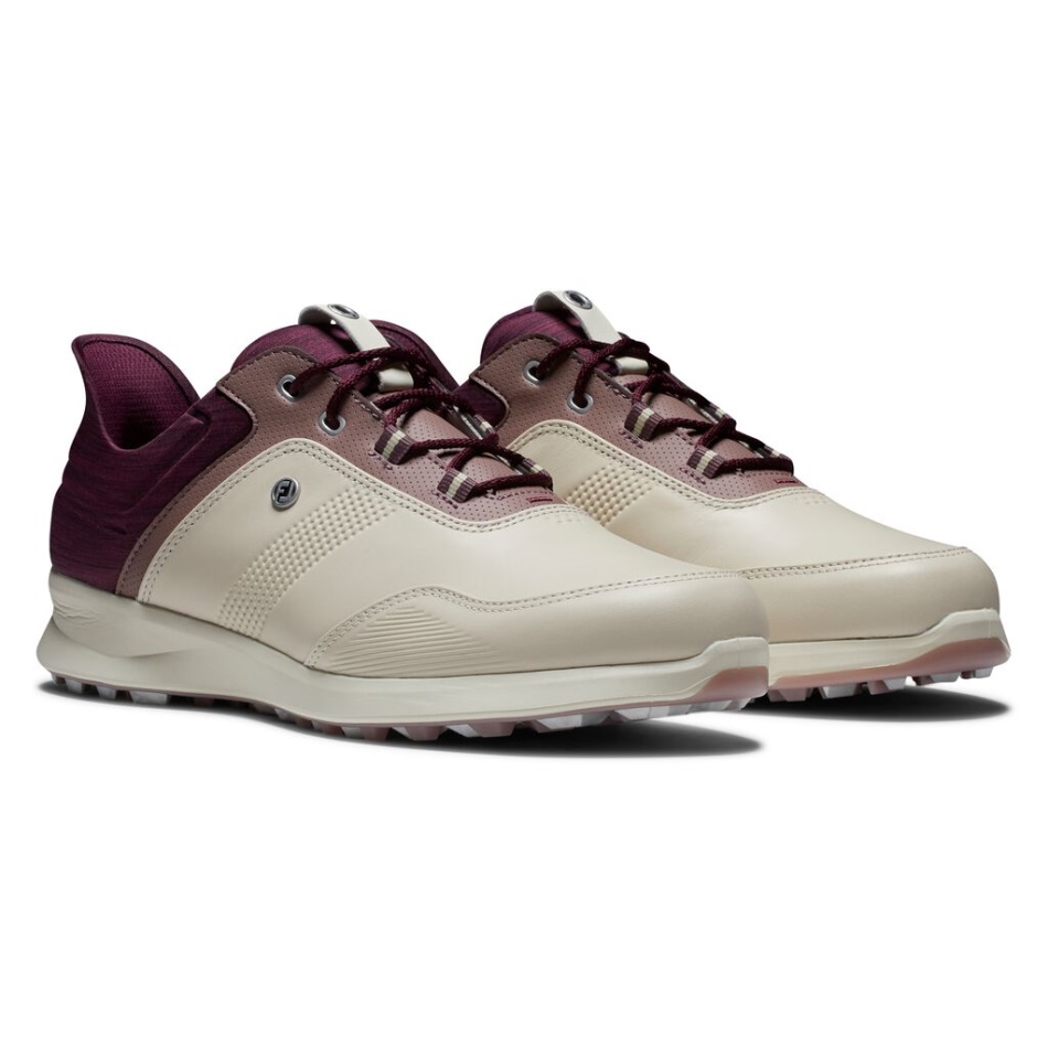 Footjoy Pt Stratos Mulheres Vanilla-merlot