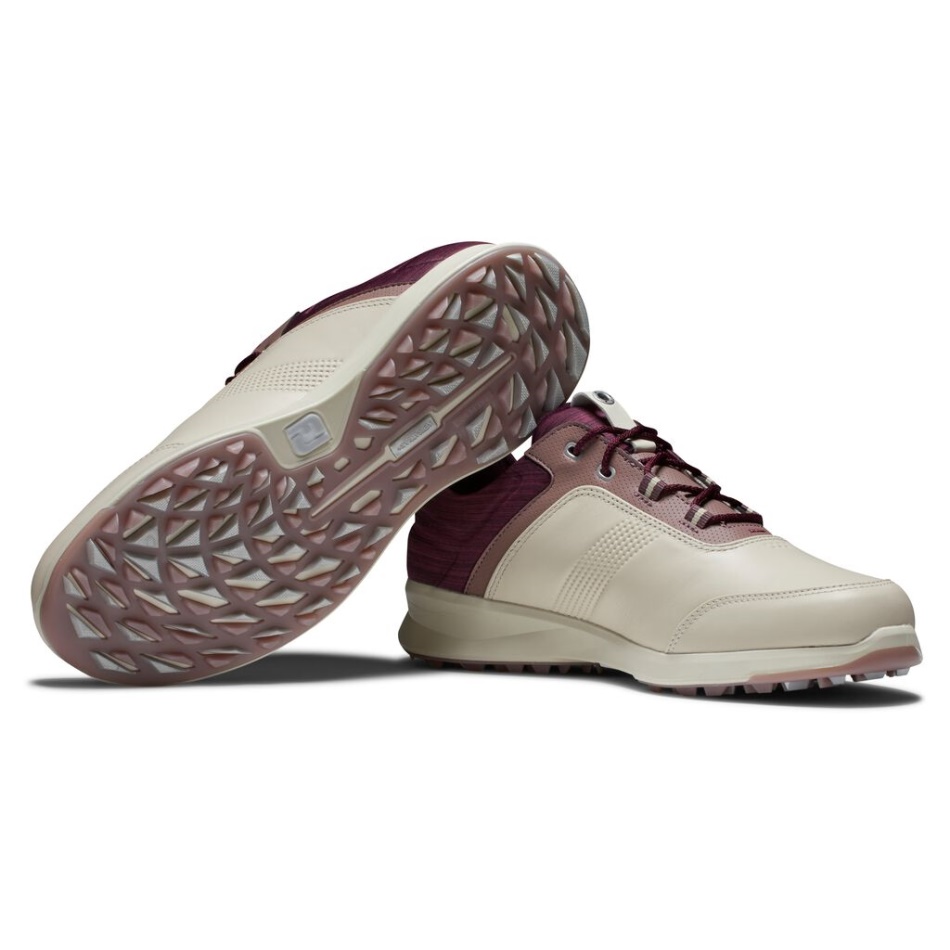Footjoy Pt Stratos Mulheres Vanilla-merlot