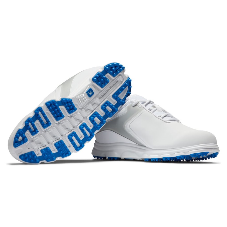 Footjoy Pt Superlites Xp Estilo Da Temporada Anterior Branco-cinza-azul