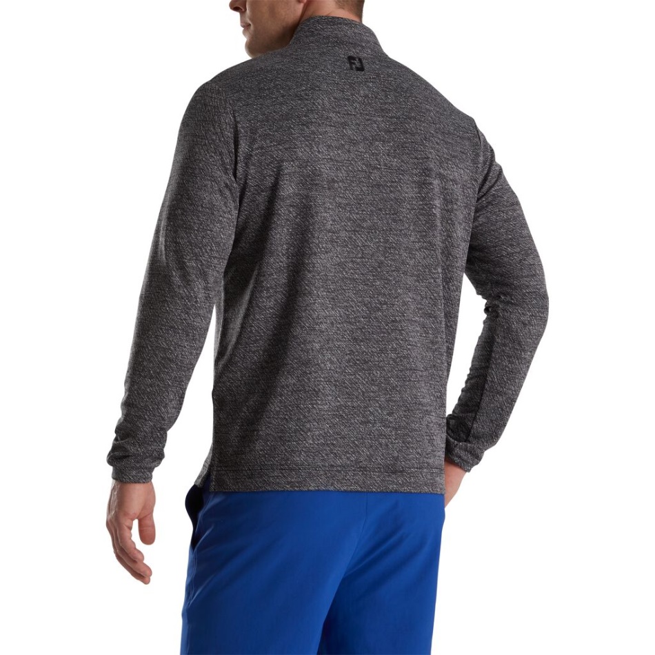 Footjoy Pt Textura Jacquard Midlayer Preto