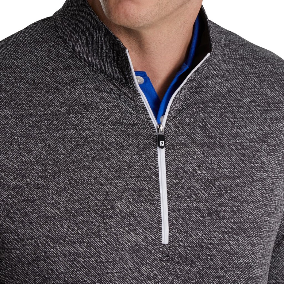 Footjoy Pt Textura Jacquard Midlayer Preto
