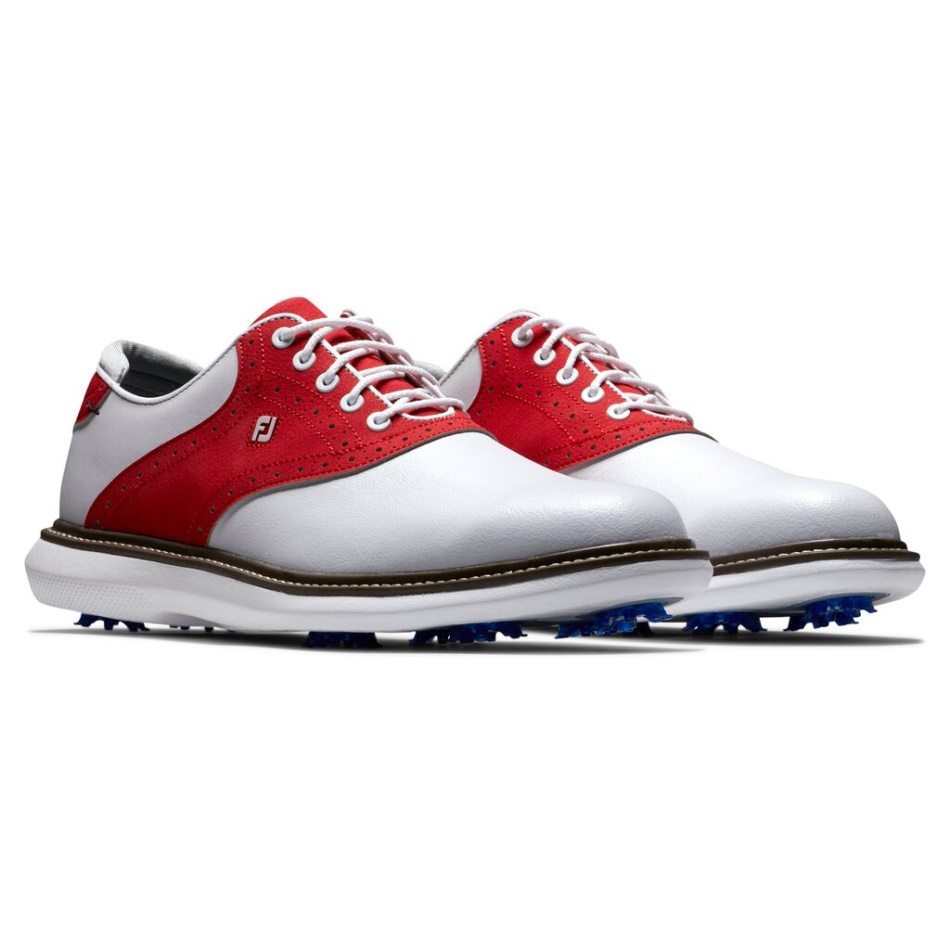 Footjoy Pt Tradições Branco-vermelho