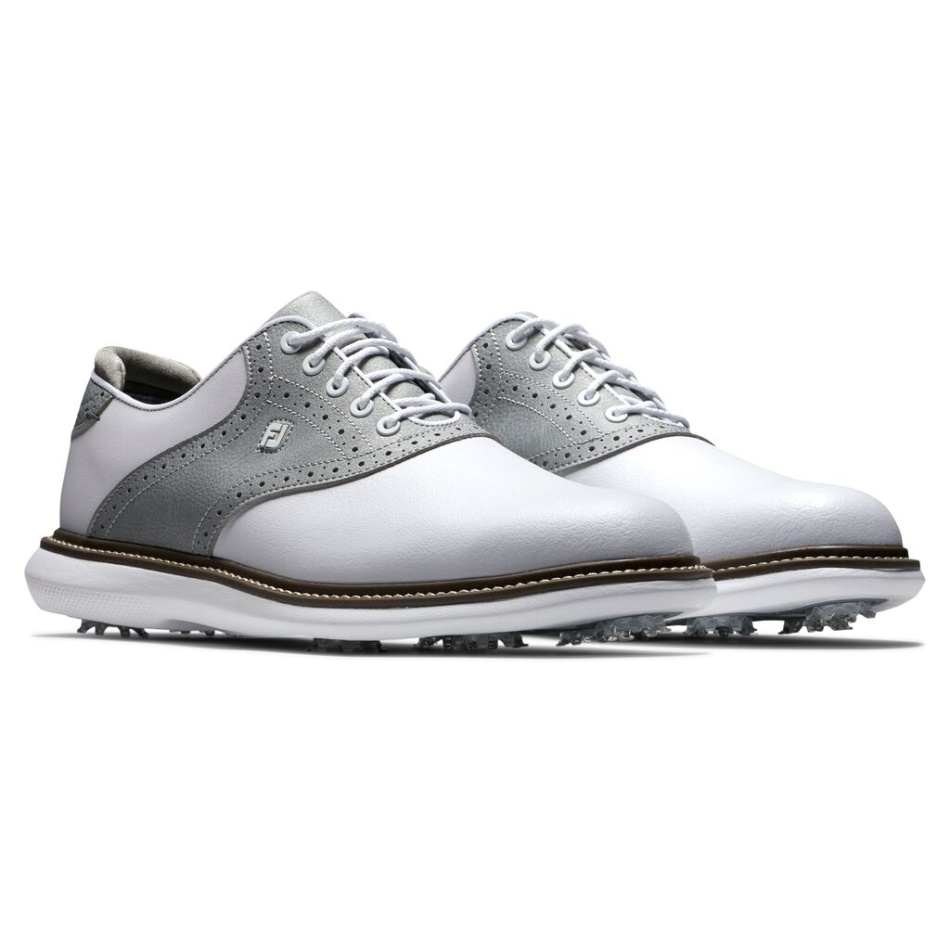 Footjoy Pt Tradições De Geada Branco-cinzento