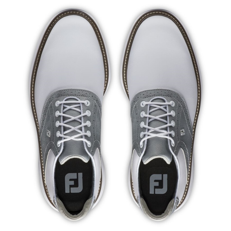 Footjoy Pt Tradições De Geada Branco-cinzento