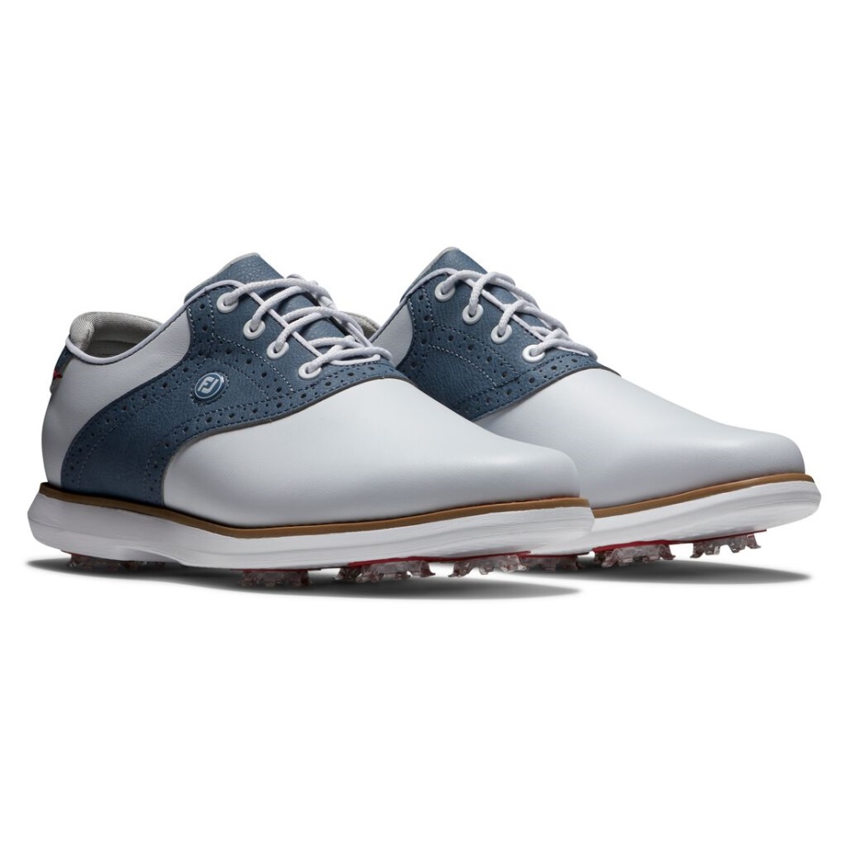 Footjoy Pt Tradições Mulheres Branco-azul