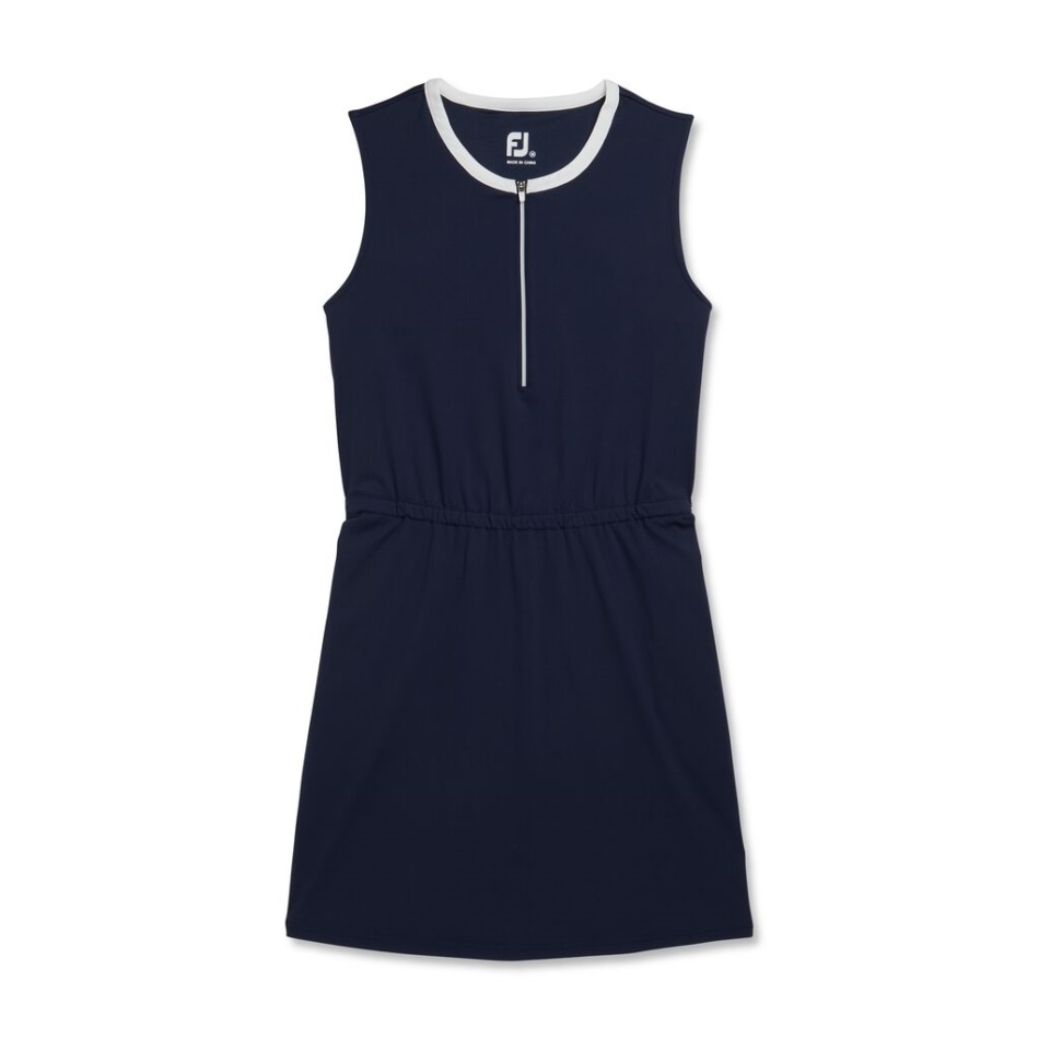 Footjoy Pt Vestido De Golfe Feminino - Temporada Anterior Estilo Marinho