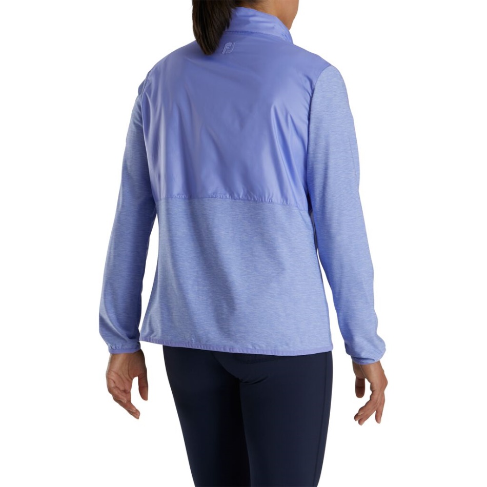 Footjoy Pt Violeta Full-zip Space Dye Mid-layer Feminino