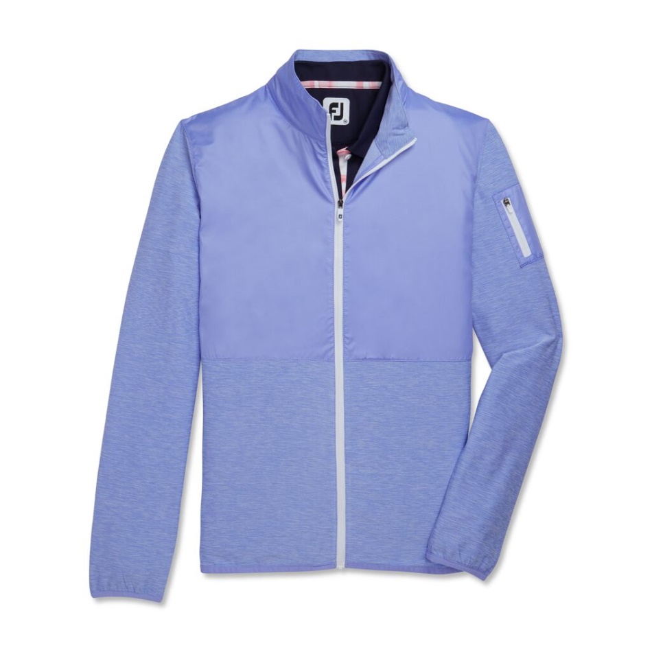 Footjoy Pt Violeta Full-zip Space Dye Mid-layer Feminino