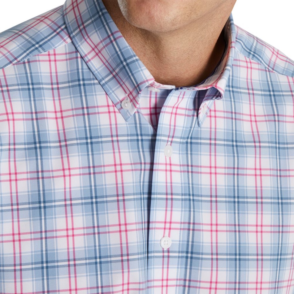 Footjoy Pt Wedgewood Performance Tartan Xadrez Estilo Da Temporada Anterior