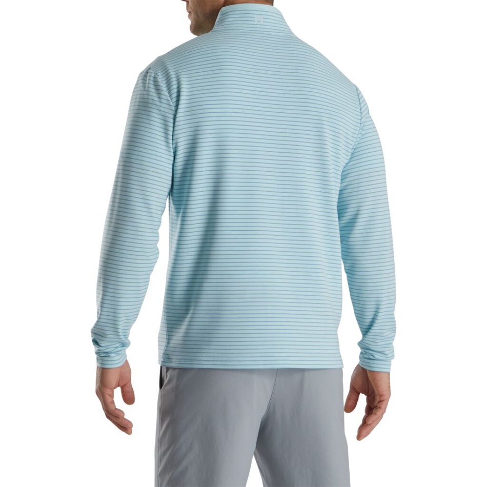 French Terry Quarter-zip Seafoam-blue Footjoy Pt