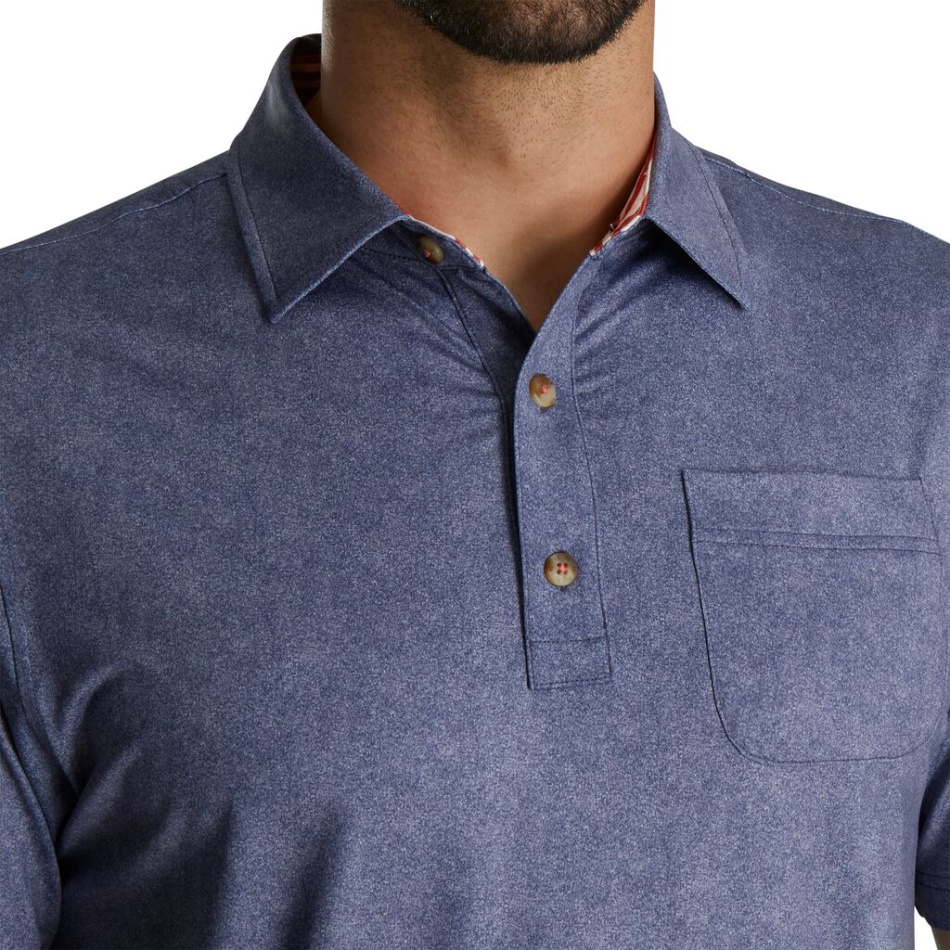 Heather Lisle Colarinho Próprio Footjoy Pt Navy