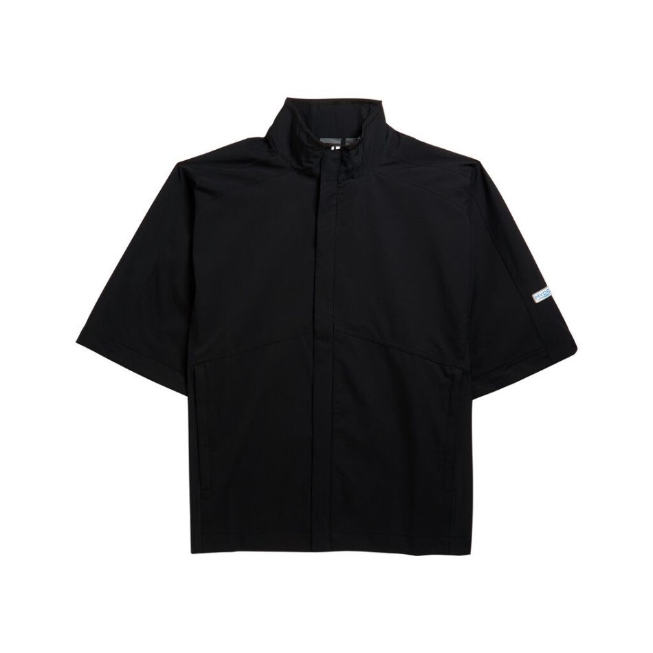 Hidrolite Mangas Com Zíper Jaqueta De Chuva Preta Footjoy Pt