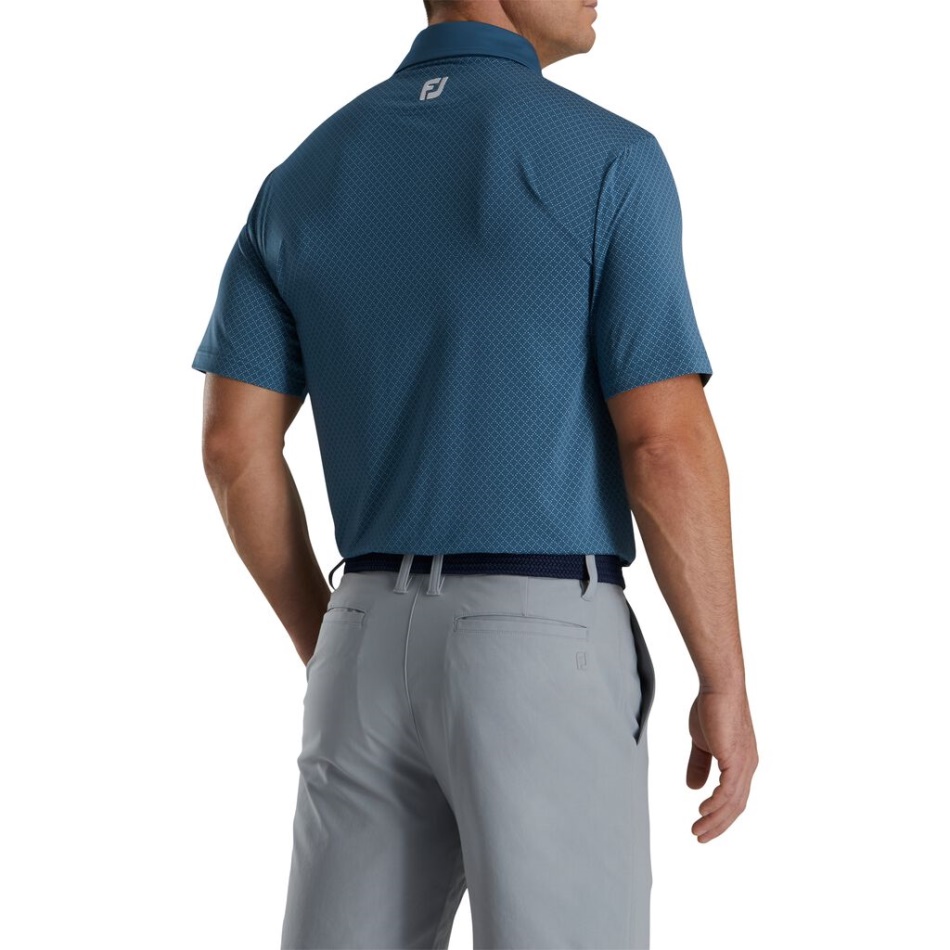 Ink Footjoy Pt Diamante Impressão De Pontos Lisle Gola Auto