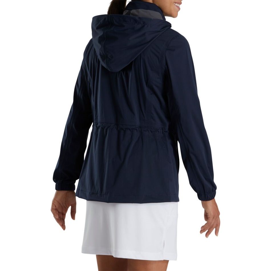 Jaqueta De Chuva Hidroknit Feminina Marinho Footjoy Pt