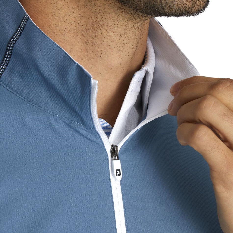 Jaqueta Esportiva Footjoy Pt Denim-branca