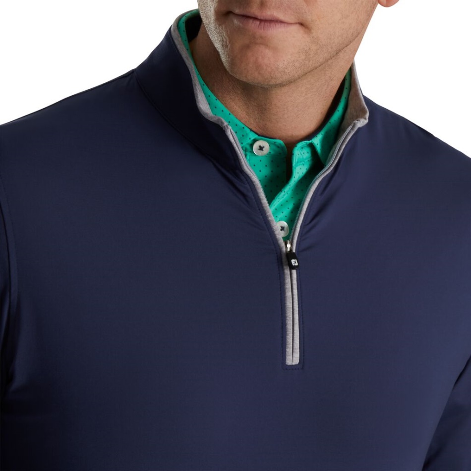 Leve E Sólida Camada Intermediária Marinho Footjoy Pt