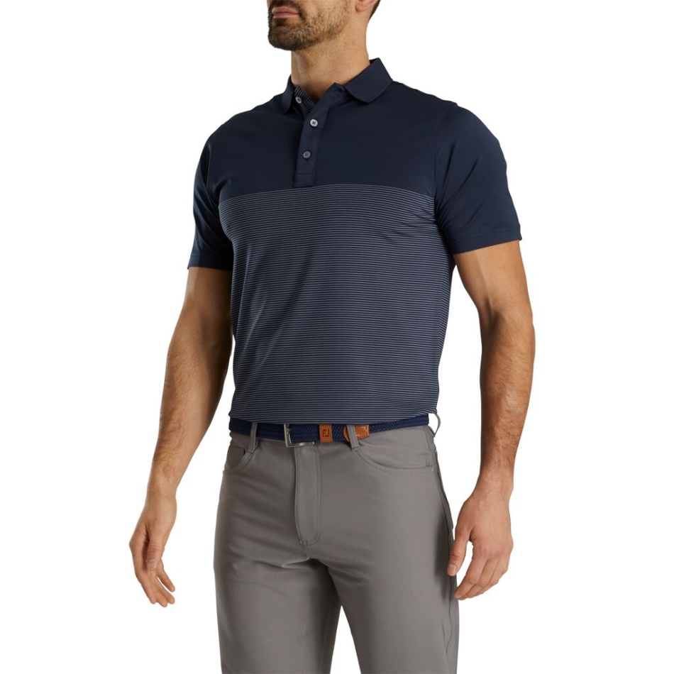 Lisle Pin Stripe Autocolante Footjoy Pt