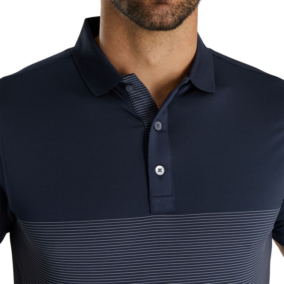 Lisle Pin Stripe Autocolante Footjoy Pt