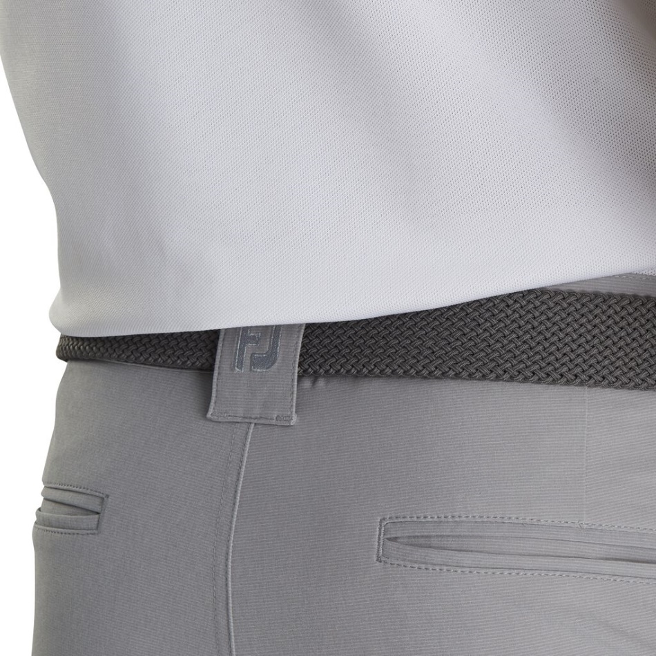 Listras Quebradas Cinza Tecido Curto Estilo Da Temporada Anterior Footjoy Pt