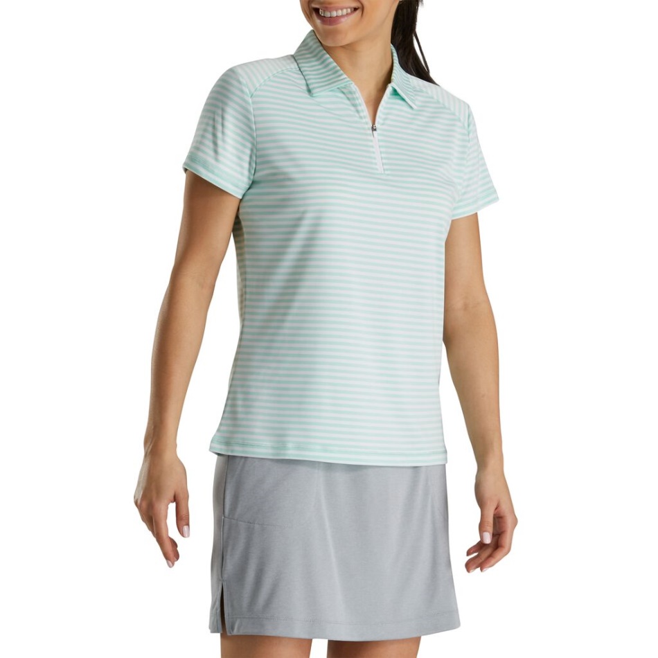 Listras Urze Mulheres Estilo Temporada Anterior Footjoy Pt Aquamarine