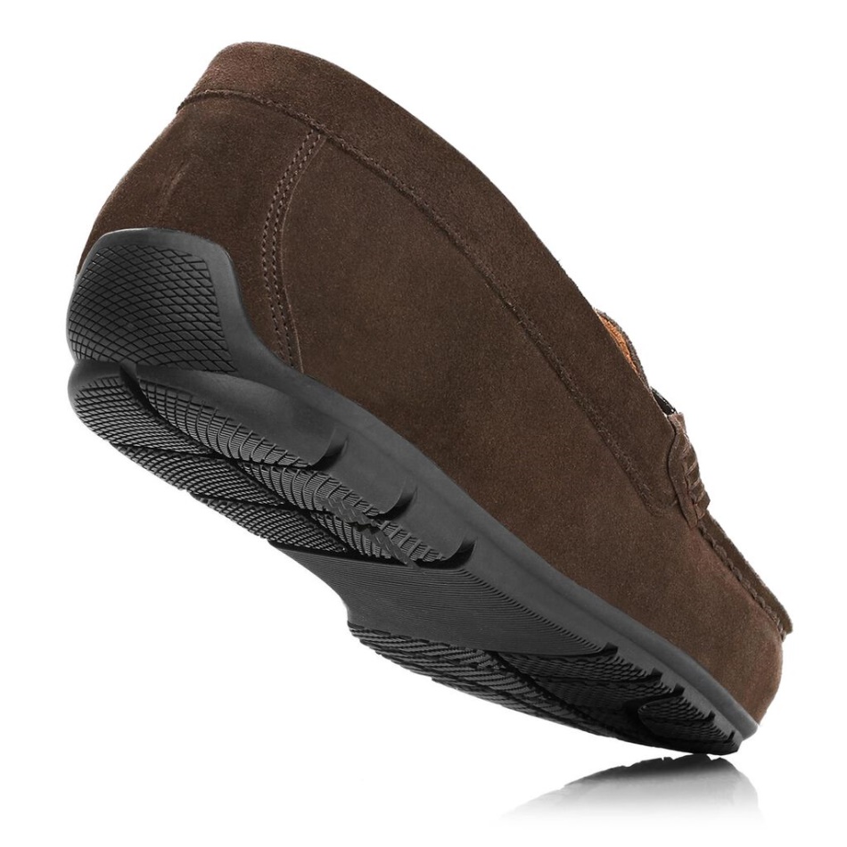 Mocassim De Camurça Footjoy Chocolate Pt Club Casuals