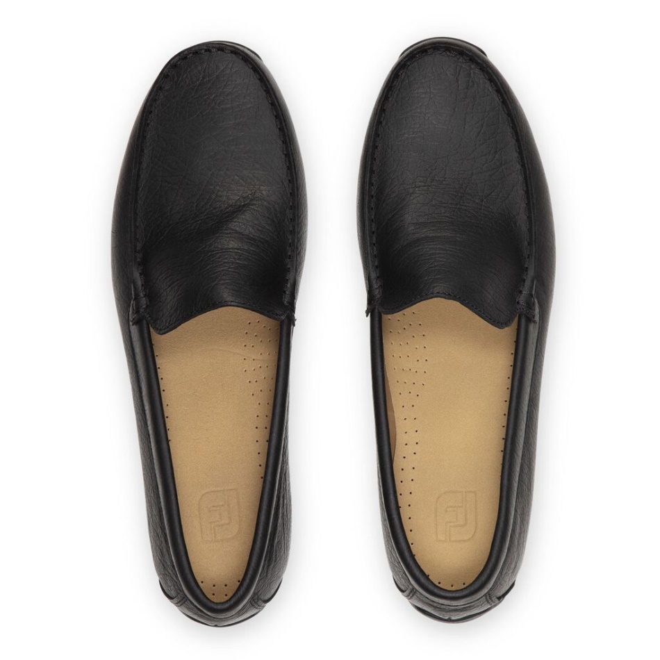 Mocassim Footjoy Pt Black Club Casuals
