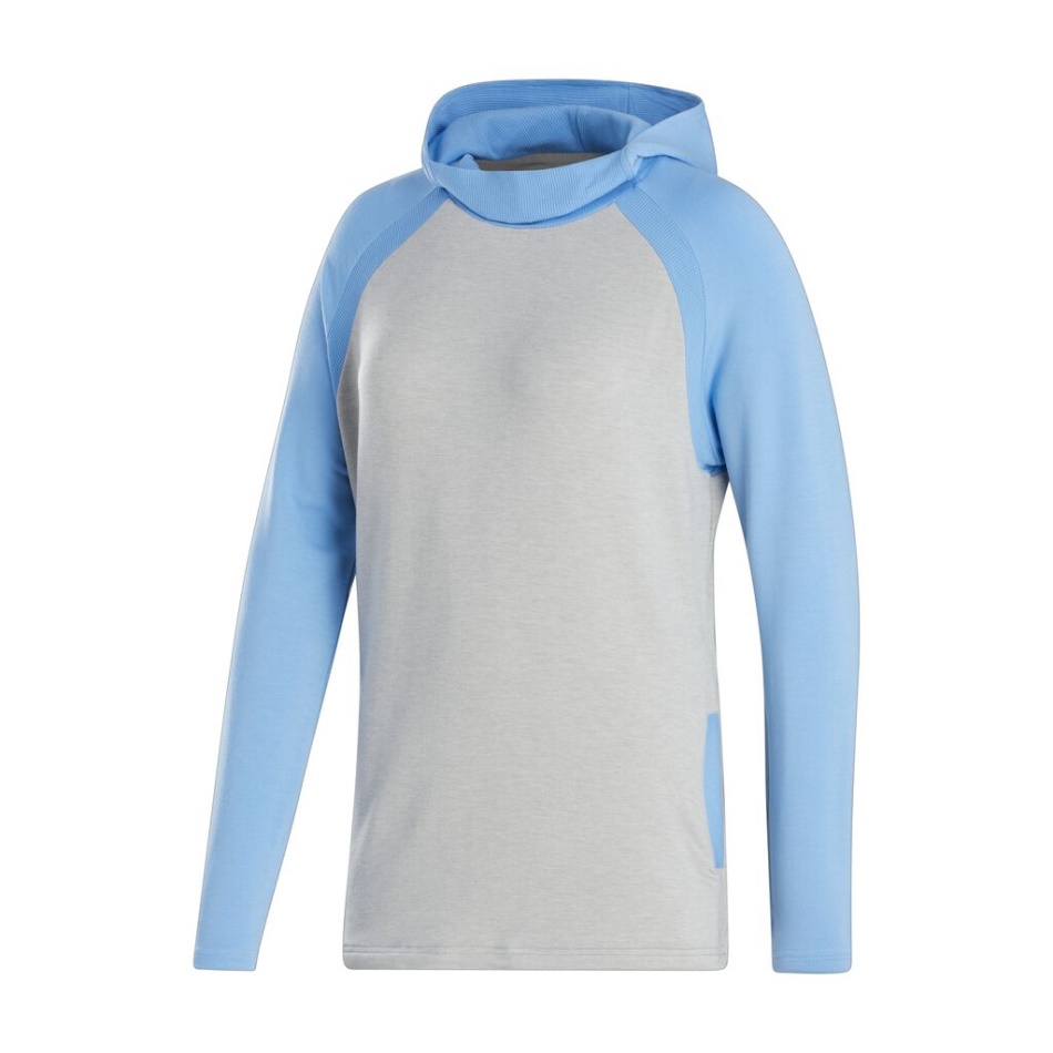 Moletom Com Capuz Color Block Feminino Footjoy Pt Urze Azul-cinza